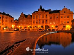 Chrudim square night